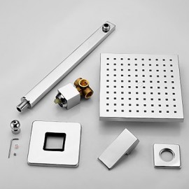 Shower Tap Wall Mount with Chrome Single Handle Two Holes