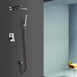 Shower Tap Wall Mount with Chrome Single Handle Four Holes