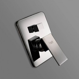 Shower Tap Wall Mount with Chrome Single Handle Four Holes