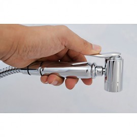 Bathroom/Toilet Handheld Shattaf Bidet Shower Spray, With Thermostatic Tap Valve And 150 cm Stainless Steel Hose