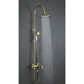 Shower Tap Antique Rain Shower / Handshower Included Brass Ti-PVD