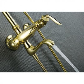 Shower Tap Antique Rain Shower / Handshower Included Brass Ti-PVD