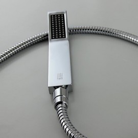 Shower Tap Contemporary Waterfall / Rain Shower / Handshower Included Brass Chrome