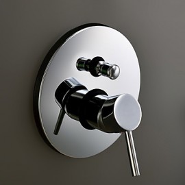 Contemporary Shower Tap with 8 inch Shower Head + Hand Shower