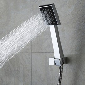 Shower Tap / Bathtub Tap Contemporary Waterfall / Rain Shower / Handshower Included Brass Chrome