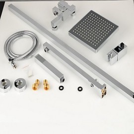 Elegant Shower Tap with 8 inch Shower head + Hand Shower