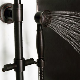 Antique Solid Brass Single Handle Wall Mount ORB Finish Lifting Shower Tap