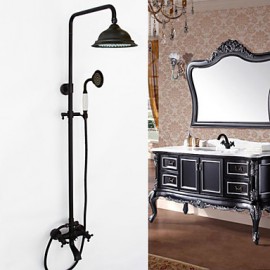 Shower Tap Antique Handshower Included / Rain Shower Brass Oil-rubbed Bronze