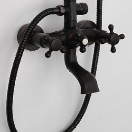 Shower Tap Antique Handshower Included / Rain Shower Brass Oil-rubbed Bronze