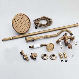 Shower Tap Antique Rain Shower / Handshower Included Brass Antique Brass