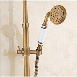 Shower Tap Antique Rain Shower / Handshower Included Brass Antique Brass