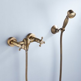 Tub Tap Antique Brass Finish with Hand Shower