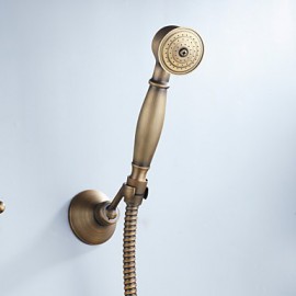 Tub Tap Antique Brass Finish with Hand Shower