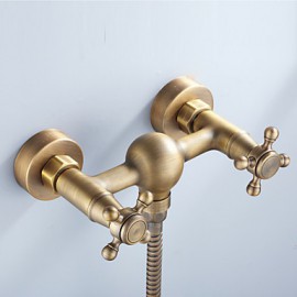 Tub Tap Antique Brass Finish with Hand Shower