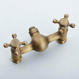 Tub Tap Antique Brass Finish with Hand Shower