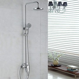 Shower Tap Contemporary Rain Shower / Handshower Included Brass Chrome