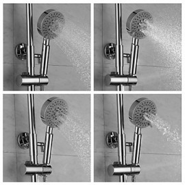 Shower Tap Contemporary Rain Shower / Handshower Included Brass Chrome