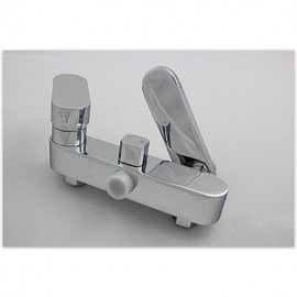 New Design Contemporary Chrome Finished 8 Inch In Wall Shower Set with Shower Head and Hand Shower