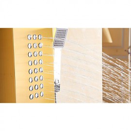 Shower Tap Art Deco/Retro Waterfall / Thermostatic / Rain Shower Stainless Steel Chrome