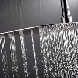 Contemporary Chrome Brass Shower Tap with Air Injection Technology Shower Head
