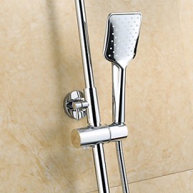 New Design Contemporary Chrome Finished 8 Inch In Wall Shower Set with Shower Head and Hand Shower