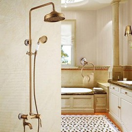 Shower Tap Antique Rain Shower / Handshower Included Brass Antique Brass