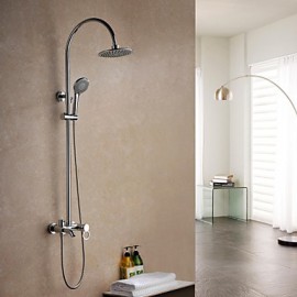 Shower Tap Contemporary Rain Shower Brass Chrome