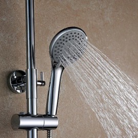 Shower Tap Contemporary Rain Shower Brass Chrome