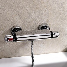 Shower Tap Contemporary Thermostatic Brass Chrome