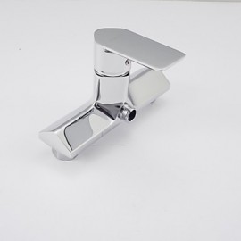 Contemporary Brass Shower Tap with Chrome Finish