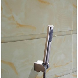 Shower Tap / Bathtub Tap Contemporary Handshower Included Nickel Brushed
