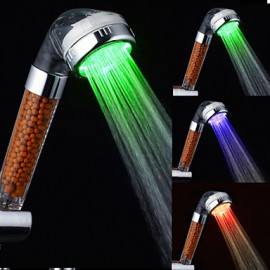 Brand New Anion SPA Head Shower Handheld Water-saving Bath Shower Nozzle Sprinkler Sprayer Filter Transparent