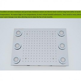 Shower Tap Contemporary LED / Thermostatic / Rain Shower / Sidespray / Handshower Included Brass Chrome