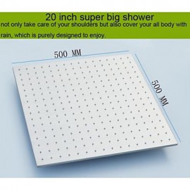 Shower Tap Contemporary LED / Thermostatic / Rain Shower / Sidespray / Handshower Included Brass Chrome