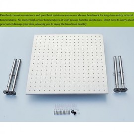 Shower Tap Contemporary LED / Thermostatic / Rain Shower / Sidespray / Handshower Included Brass Chrome