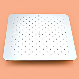 Contemporary Chrome Brass Shower Tap with Air Injection Technology Shower Head