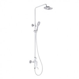 Shower Tap Contemporary Waterfall / Sidespray Brass Painting