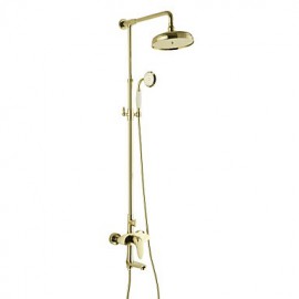 Shower Tap Antique Rain Shower / Handshower Included Brass Ti-PVD