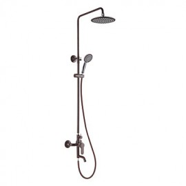 Shower Tap Contemporary Waterfall / Sidespray Brass Painting